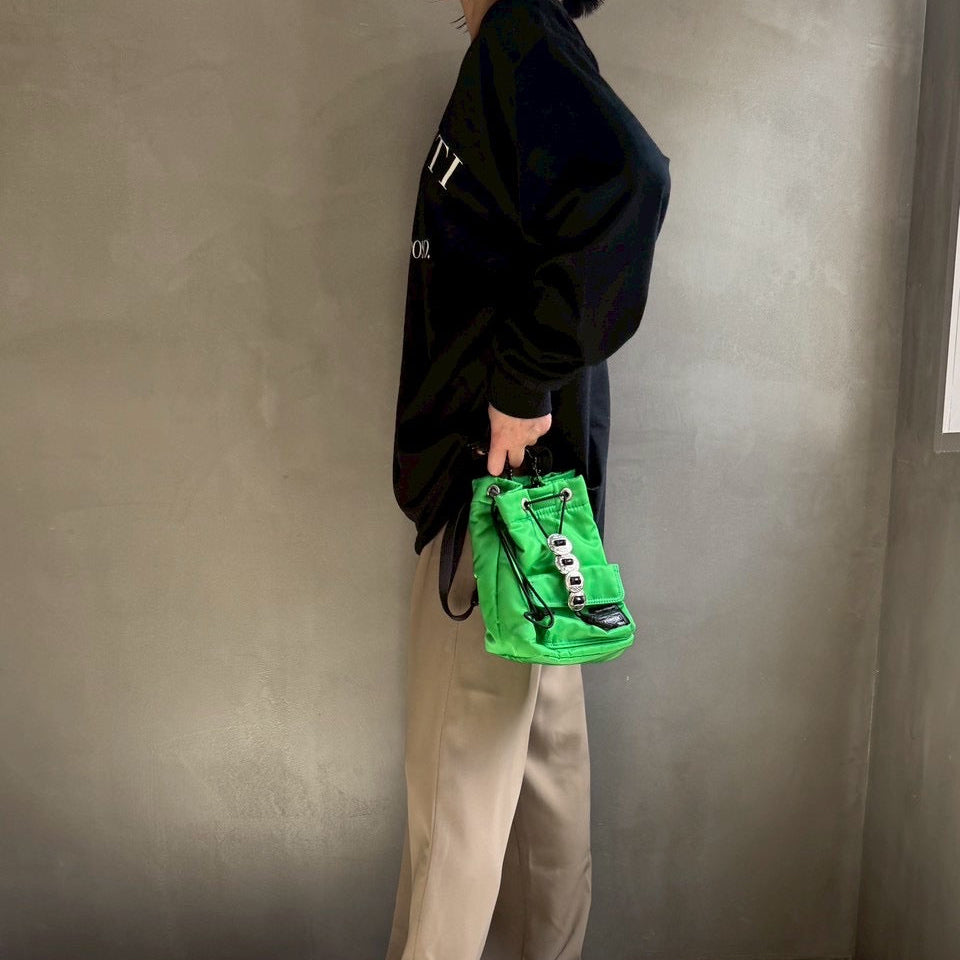 【ハモミシノオトナフク】SE METTI logo long sleeve T