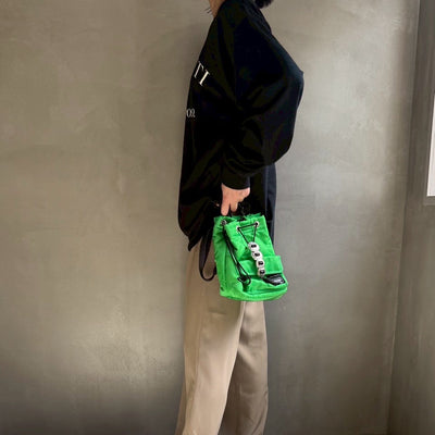 【ハモミシノオトナフク】SE METTI logo long sleeve T