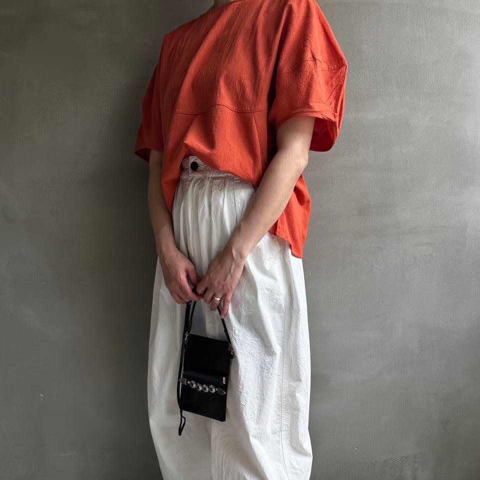 【ハモミシノオトナフク】Volume sleeve cotton PO