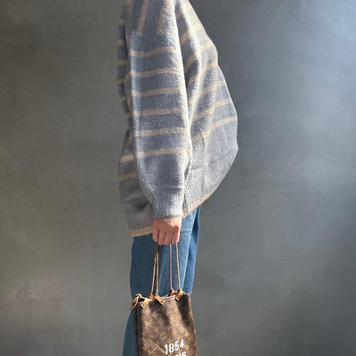 【ハモミシノオトナフク】Deep V-neck knit