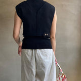 【ハモミシノオトナフク】Milan rib layered knit