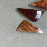 【sAn】Triangle Barrette(brown type)