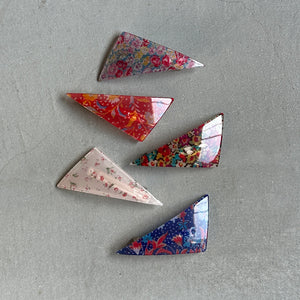 【sAn】Triangle Barrette(flower type)