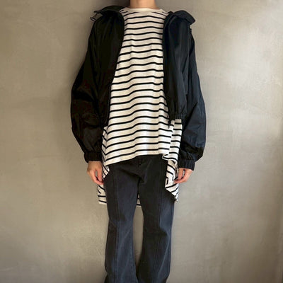 【ハモミシノオトナフク】Drawstring neck blouson