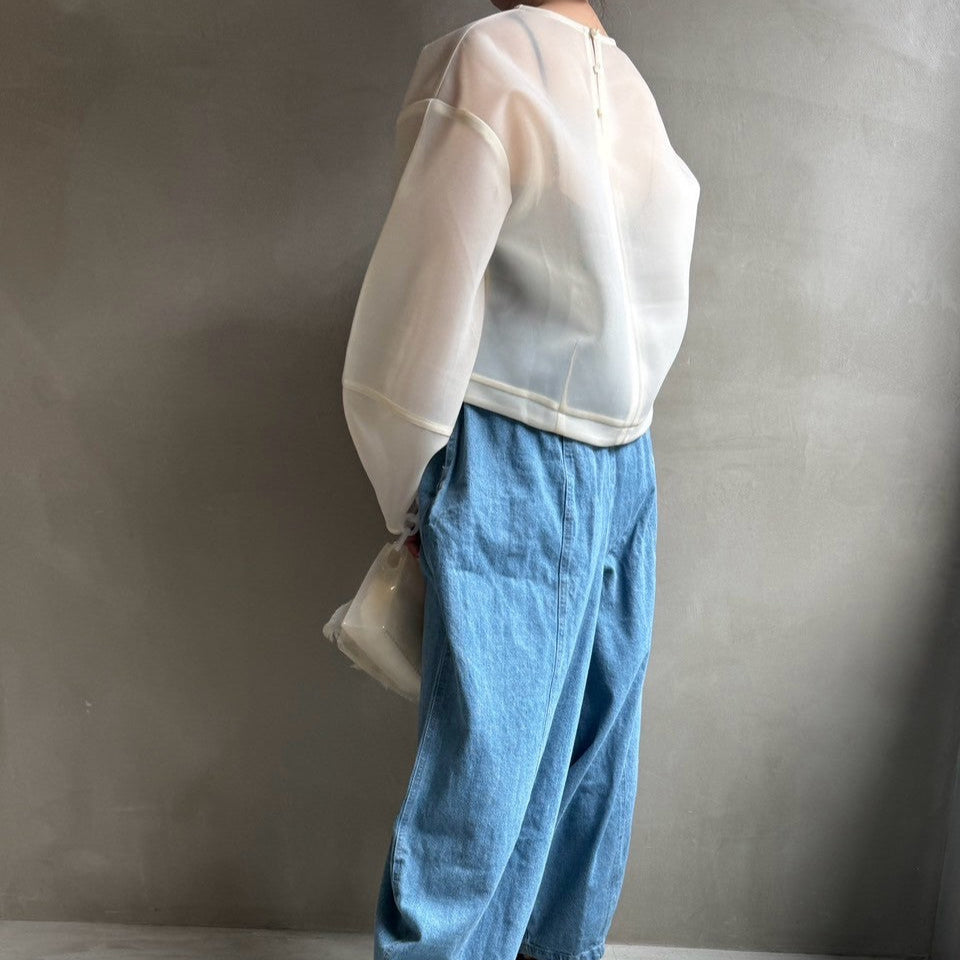 【ハモミシノオトナフク】Sheer cocoon PO