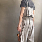 【ハモミシノオトナフク】Herrinbone stripe cami Tops