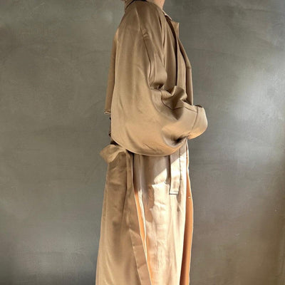 【ハモミシノオトナフク】Cape trench coat