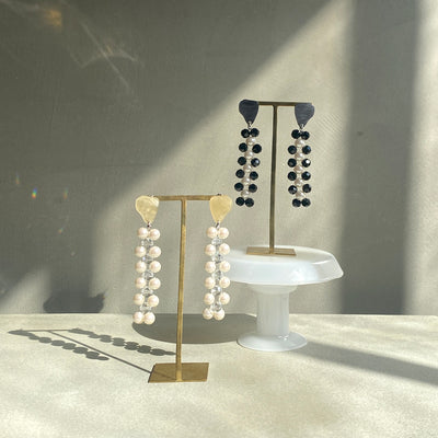 【nuEve】#1052 (2tone) Earring(earclip)