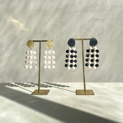 【nuEve】#1051 (2tone)Earring(ear clip)