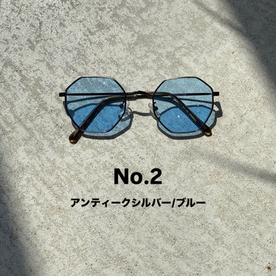 【ハモミシノオトナフク】メタルフレームサングラス　1~4