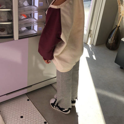 【hamomisi】Raglan sweat(90~110)