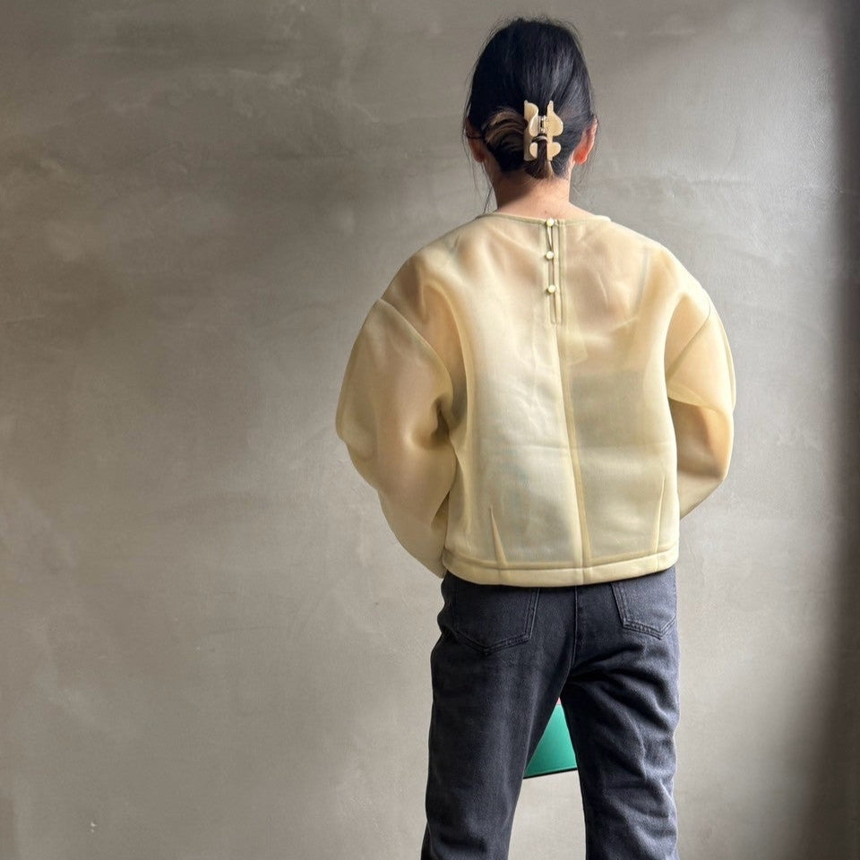 【ハモミシノオトナフク】Sheer cocoon PO