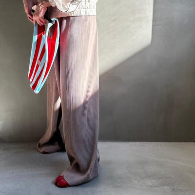 【ハモミシノオトナフク】hamomisi original pleats pants