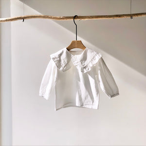 【hamomisi】Ruffle collar design blouse(70.100.110cm)