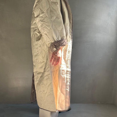 【ハモミシノオトナフク】Ripstop liner quilted long coat