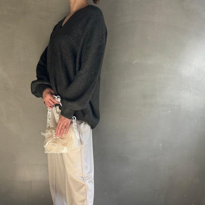 【ハモミシノオトナフク】Deep V-neck knit