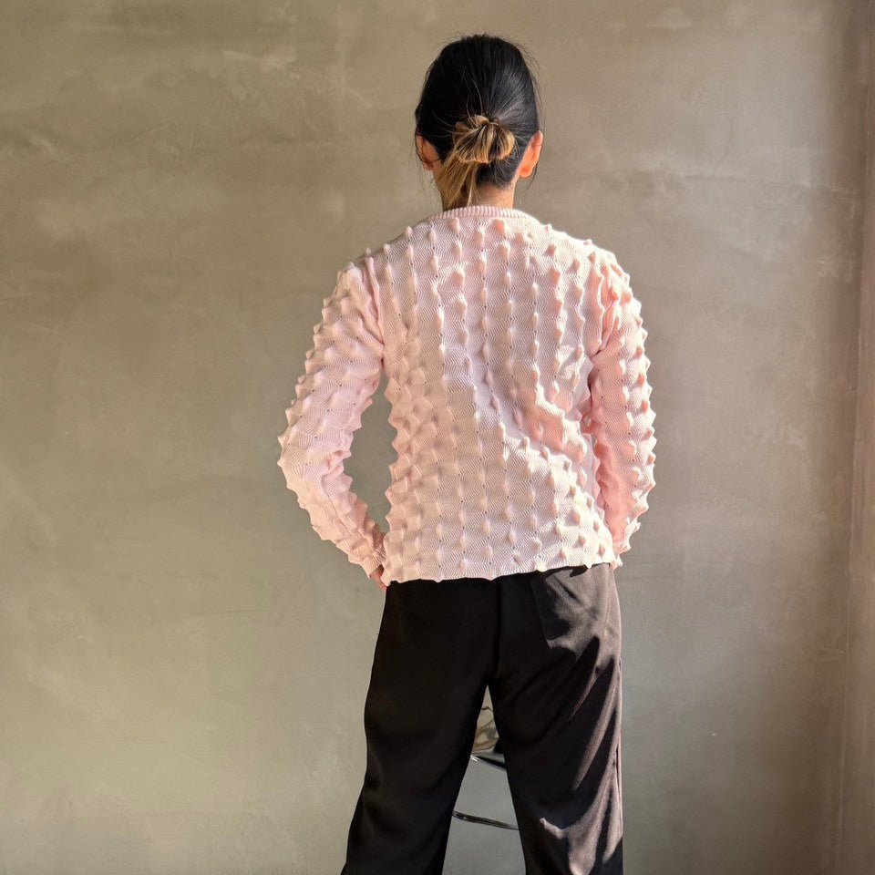 【ハモミシノオトナフク】Spiky knit pullover