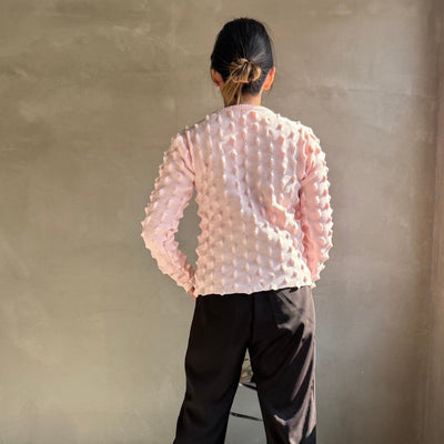 【ハモミシノオトナフク】Spiky knit pullover