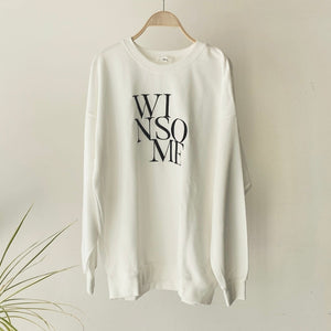 【ハモミシノオトナフク】WINSOME logo sweat