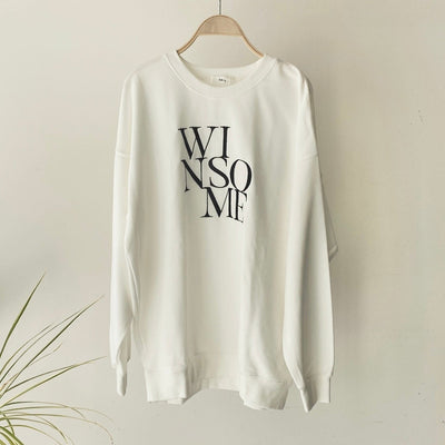 【ハモミシノオトナフク】WINSOME logo sweat