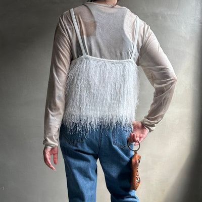 【ハモミシノオトナフク】Fringe bustier