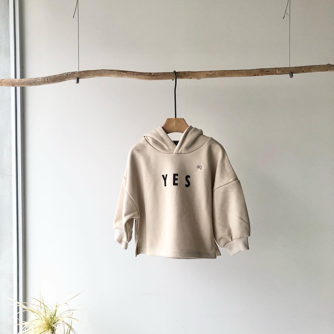 【hamomisi】YES logo parka(80~130)