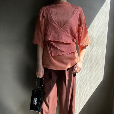 【ハモミシノオトナフク】Layered Tops