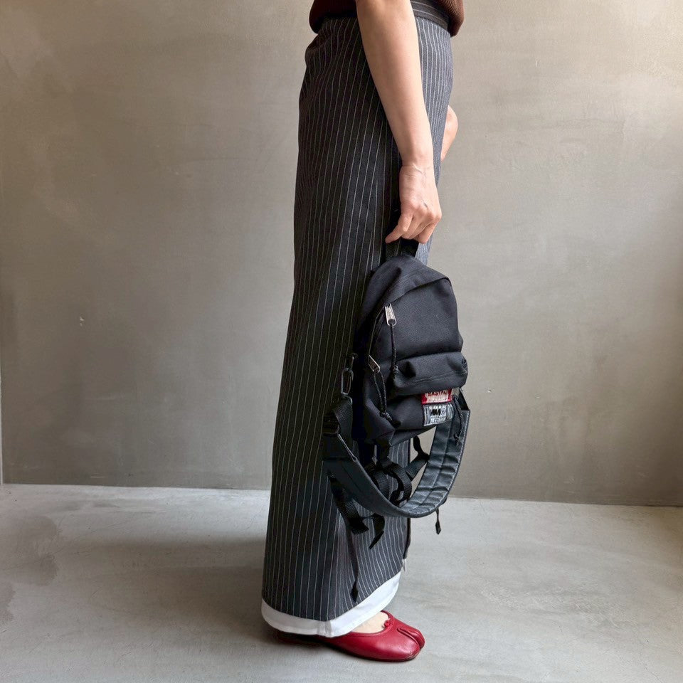 【ハモミシノオトナフク】Striped straight skirt