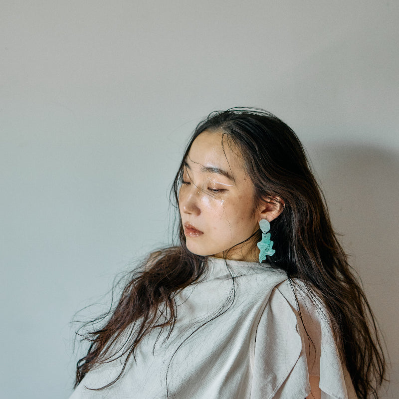 【sAn】Drip earring(ear clip)