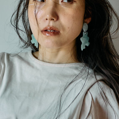 【sAn】Drip earring(ear clip)