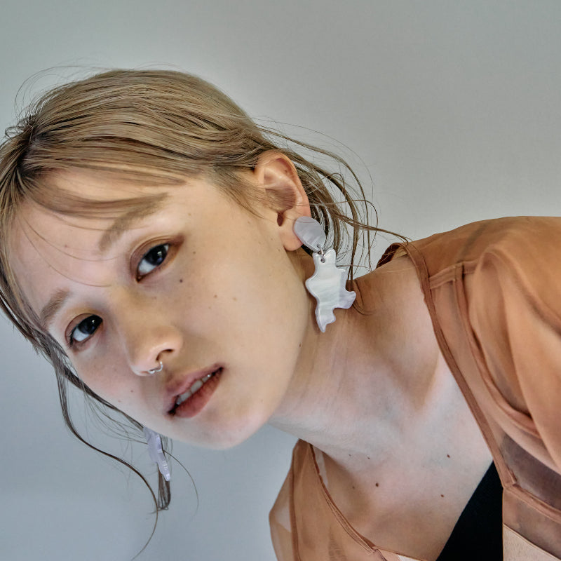 【sAn】Drip earring(ear clip)