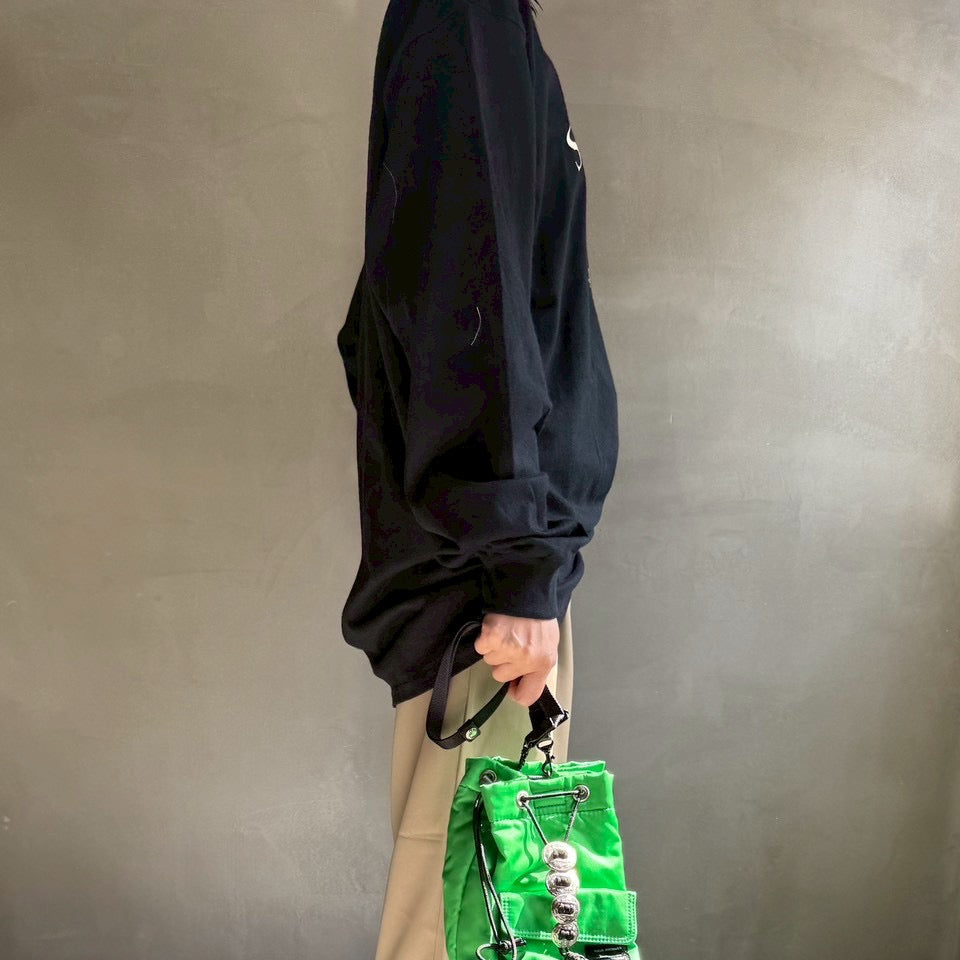 【ハモミシノオトナフク】SE METTI logo long sleeve T