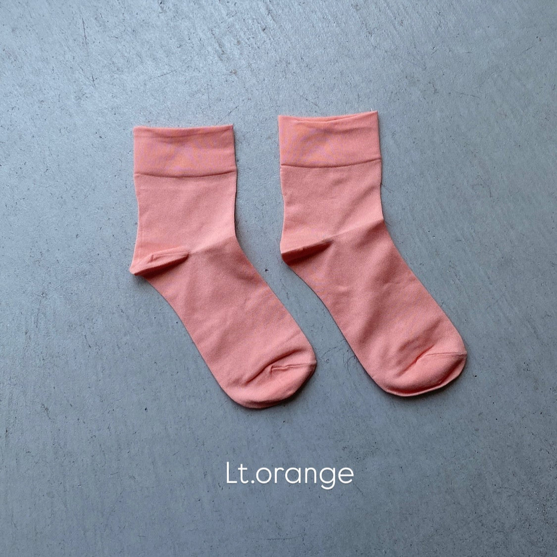 【ハモミシノオトナフク】Plain short socks