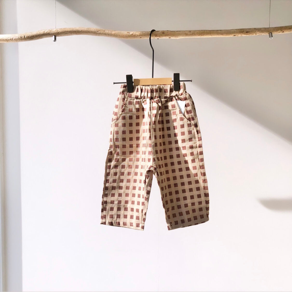 【hamomisi】Check Pants(90~110)