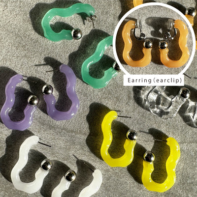 【sanrmk】Jelly Earring（earclip)