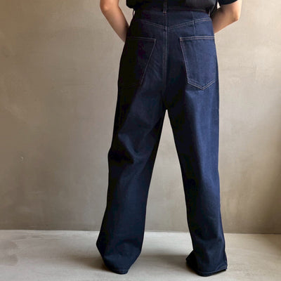 【ハモミシノオトナフク】Denim panel pants
