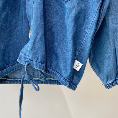 【hamomisi】Denim hooded jacket(80~120)