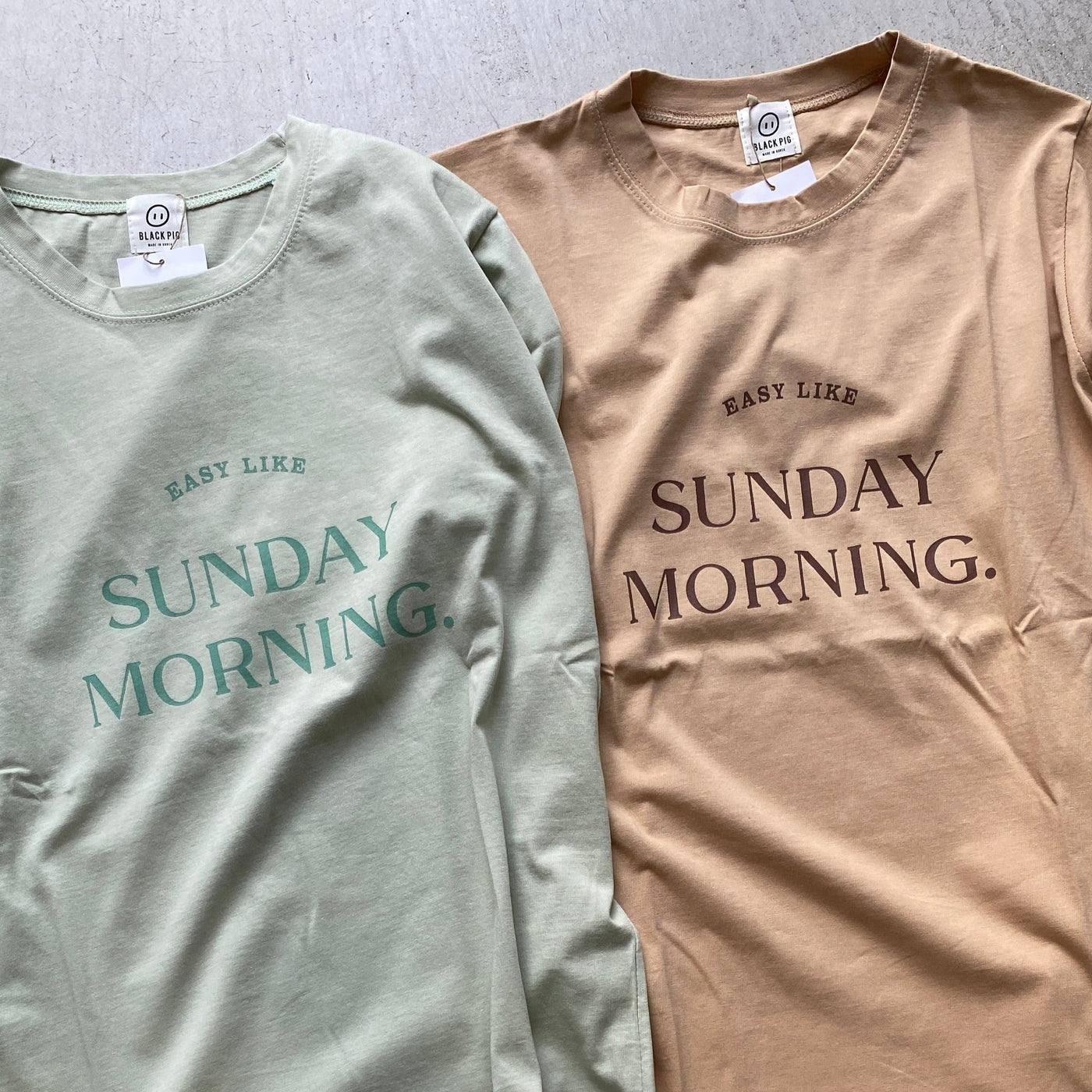 【ハモミシノオトナフク】Lettering loose fit T-shirt