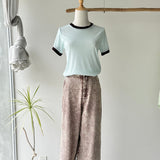 【ハモミシノオトナフク】Sheer Ringer T-Shirt