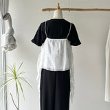【ハモミシノオトナフク】Multi-Frill Layered Cami