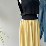 【ハモミシノオトナフク】Cooling Gathered Flare Maxi Skirt