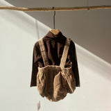 【hamomisi】Plaid overalls(73.80cm)