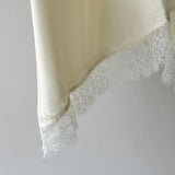 【ハモミシノオトナフク】Matte Satin Lace Camisole