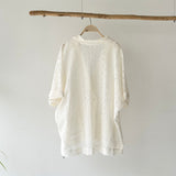 【ハモミシノオトナフク】Raschel Lace Dolman Tailored Jacket