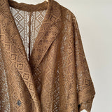 【ハモミシノオトナフク】Raschel Lace Dolman Tailored Jacket