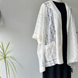 【ハモミシノオトナフク】Raschel Lace Dolman Tailored Jacket