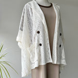 【ハモミシノオトナフク】Raschel Lace Dolman Tailored Jacket