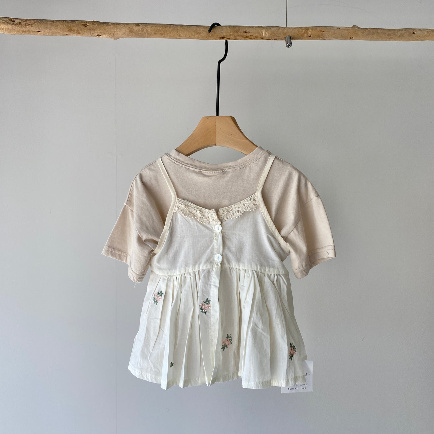 【hamomisi】Floral sling tops(70cm)