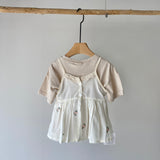 【hamomisi】Floral sling tops(70cm)