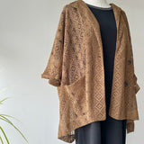 【ハモミシノオトナフク】Raschel Lace Dolman Tailored Jacket